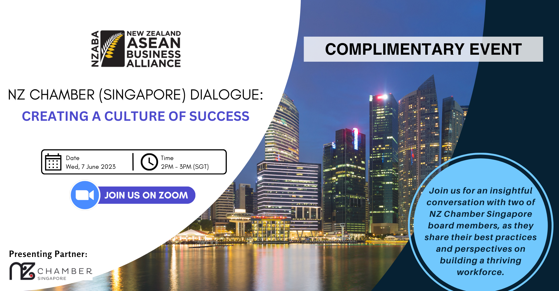thumbnails NZ Chamber (Singapore) Dialogue: Creating a Culture of Success