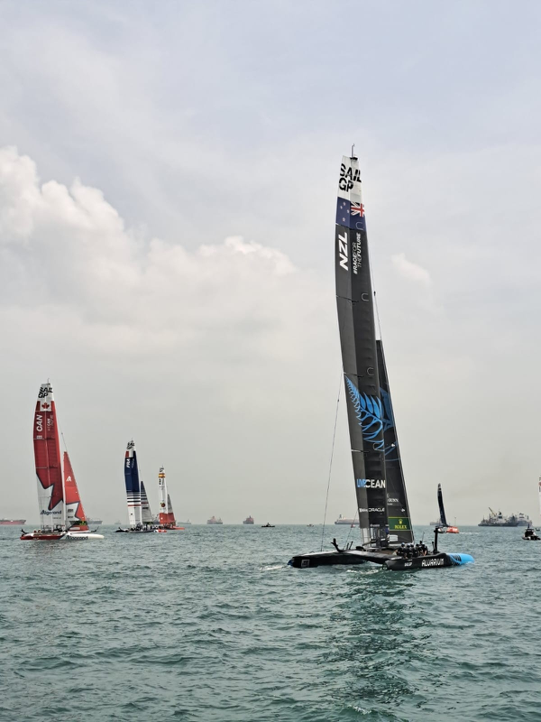 New Zealand Wins First-Ever Singapore Sail Grand Prix
