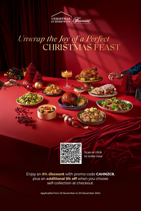 Celebrate Christmas at Home with Fairmont Singapore & Swissôtel The Stamford