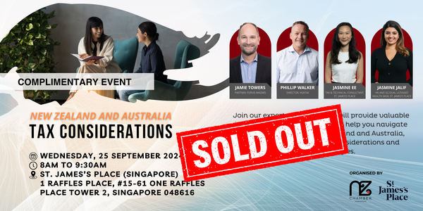 [SOLD OUT] New Zealand & Australia Tax Considerations